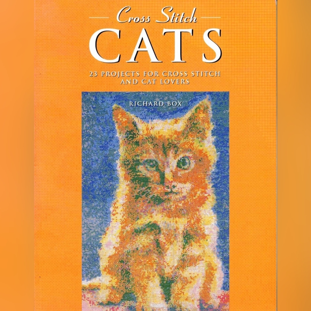 Cross Stitch Cats by Richard Box ( softcover)